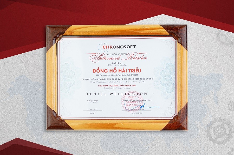 Chứng nhận Daniel Wellington