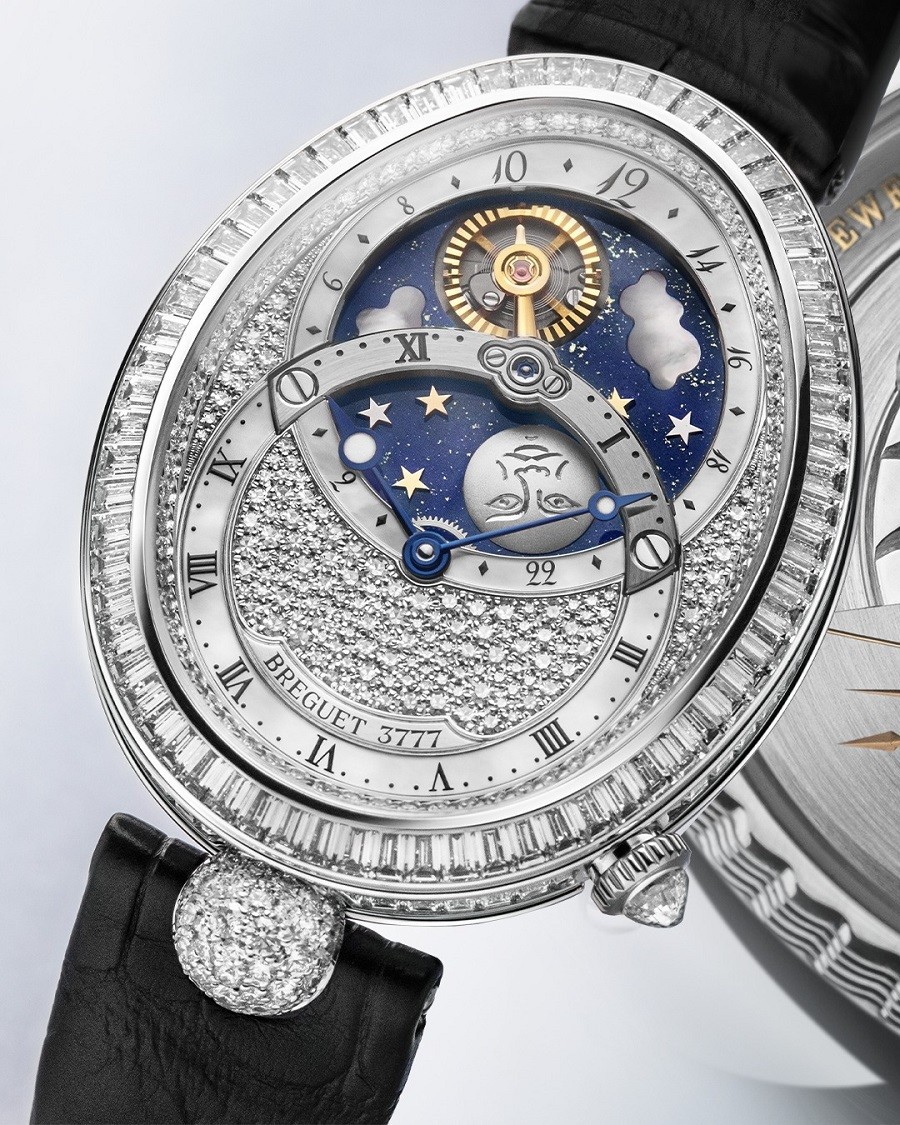 Đồng hồ thép kim xanh của Breguet