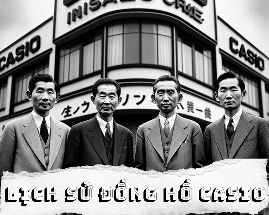 Lịch sử đồng hồ Casio - Hành trình trở thành đồng hồ quốc dân