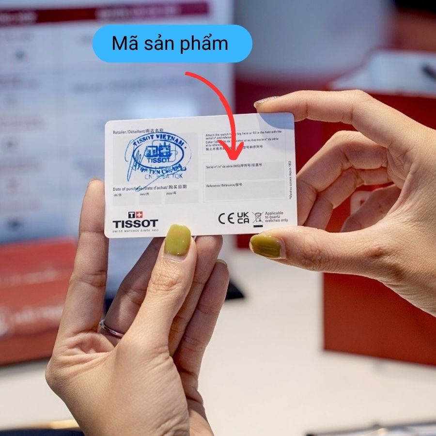 Mã sẽ được ghi tại vị trí mũi tên trên giấy báo hành giúp người mua dễ dàng kiểm tra hàng - ảnh 2