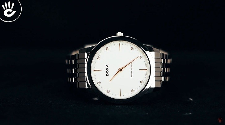 Đồng hồ Doxa Executive Slim D157SWH chính hãng 100% - ảnh 2