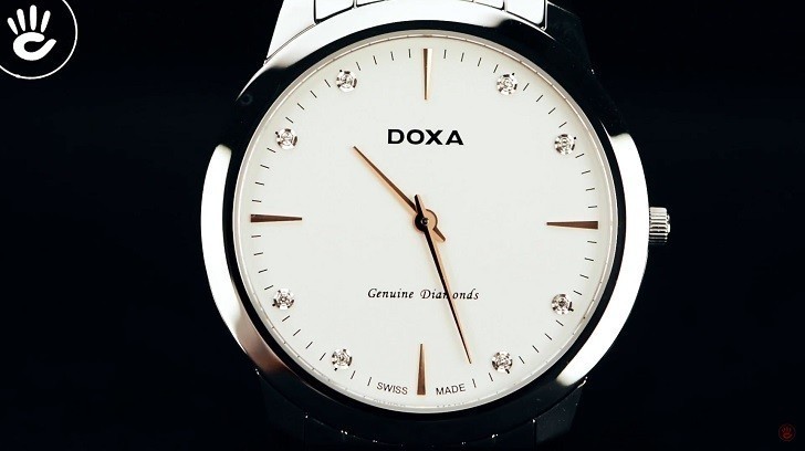 Đồng hồ Doxa Executive Slim D157SWH chính hãng 100% - ảnh 4