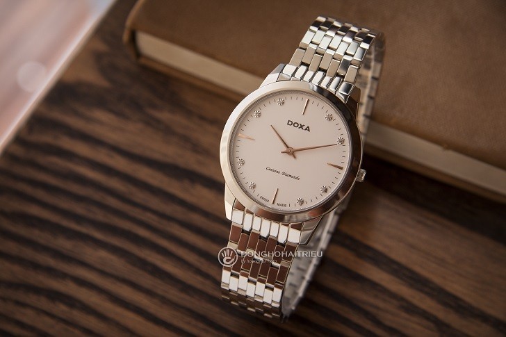 Đồng hồ Doxa Executive Slim D157SWH chính hãng 100% - ảnh 7
