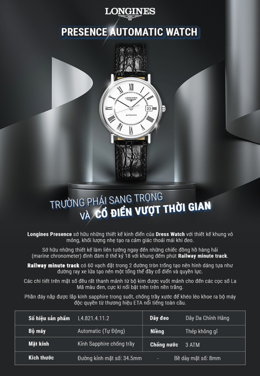 Longines Presence