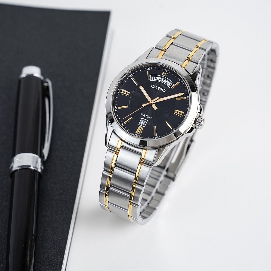 Đồng hồ Casio MTP-1381G-1AVDF chính hãng 100% - ảnh 1