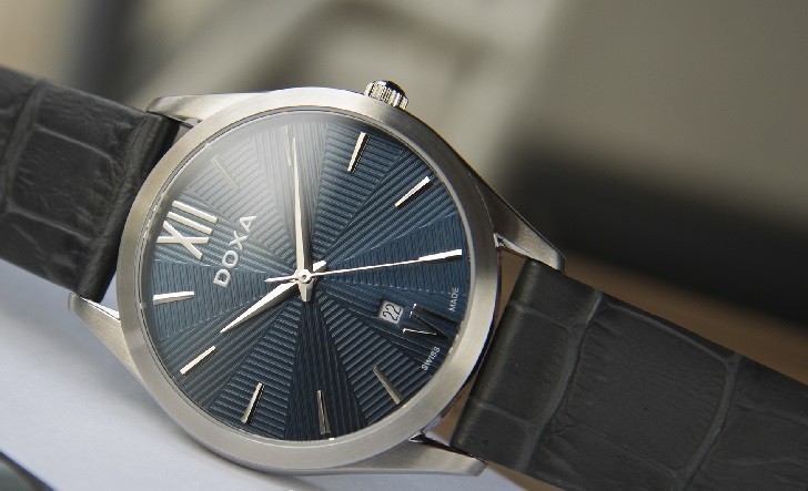 Đồng hồ Doxa Executive Slim D203SBU chính hãng 100% - ảnh 3