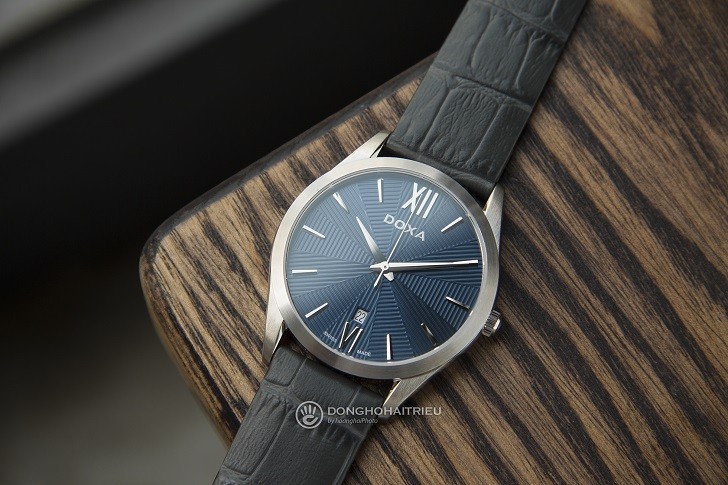 Đồng hồ Doxa Executive Slim D203SBU chính hãng 100% - ảnh 5