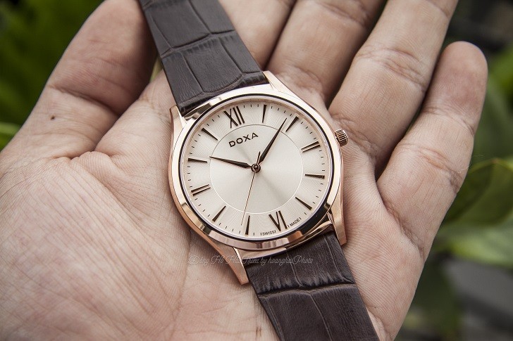 Đồng hồ Doxa Executive Slim D201RIY chính hãng 100% - ảnh 5