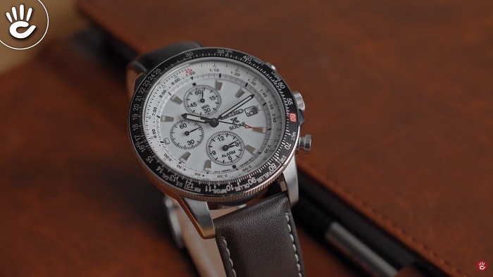 Đồng hồ Seiko Flightmaster Solar Chronograph SSC013P1 - ảnh 9