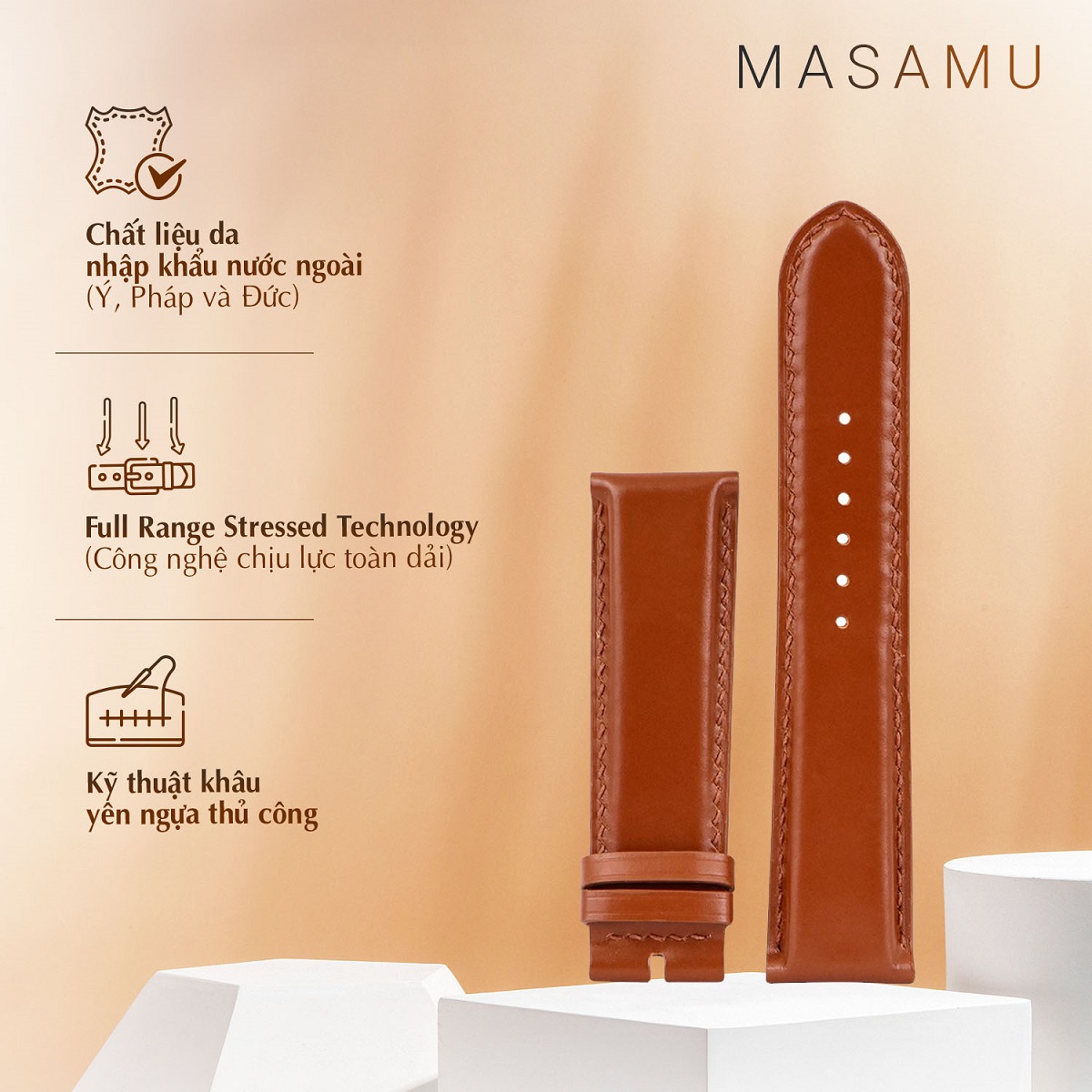 Dây da Masamu Flat - ảnh 10