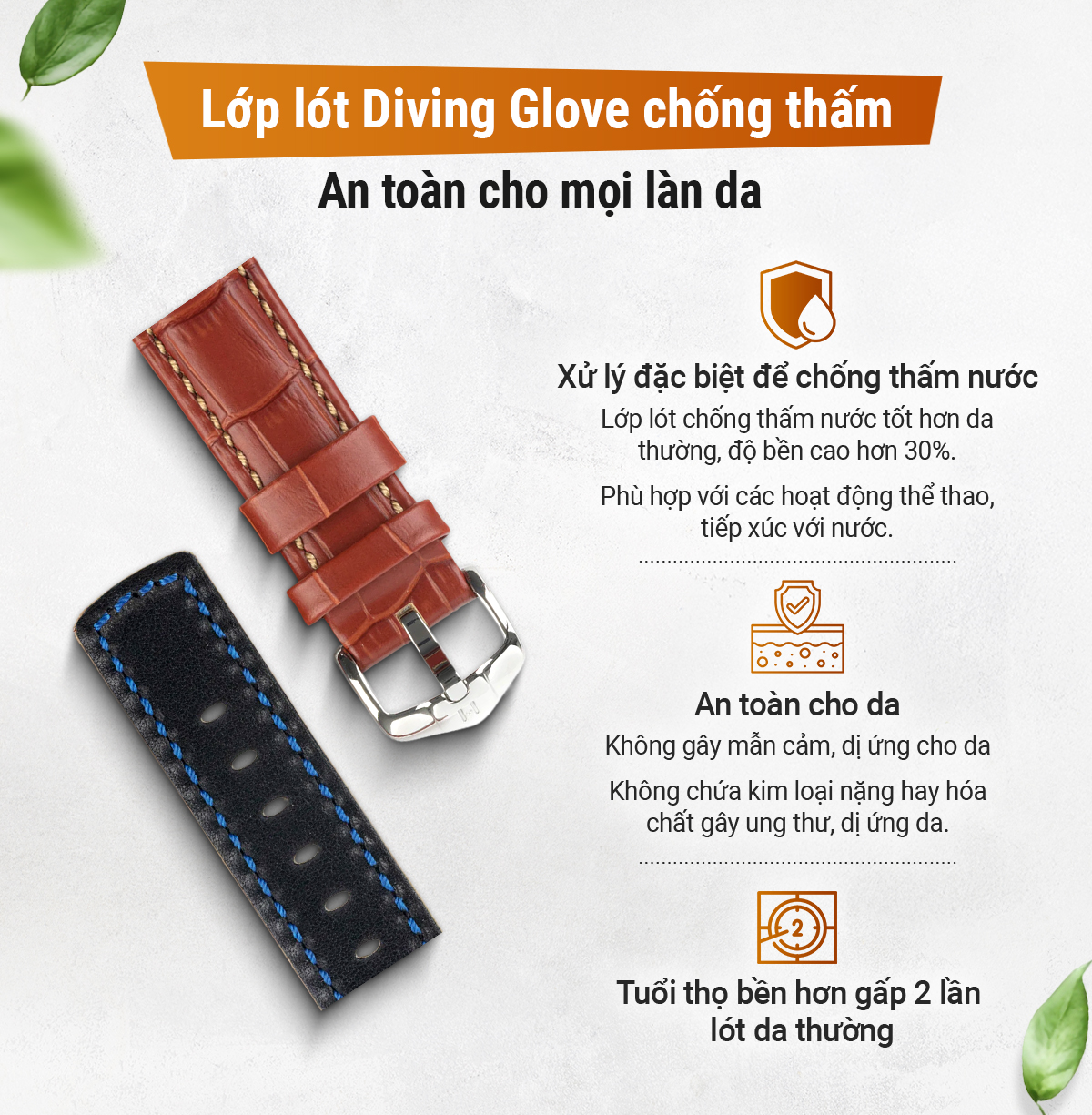 Dây da Hirsch Grand Duke - Ảnh 4