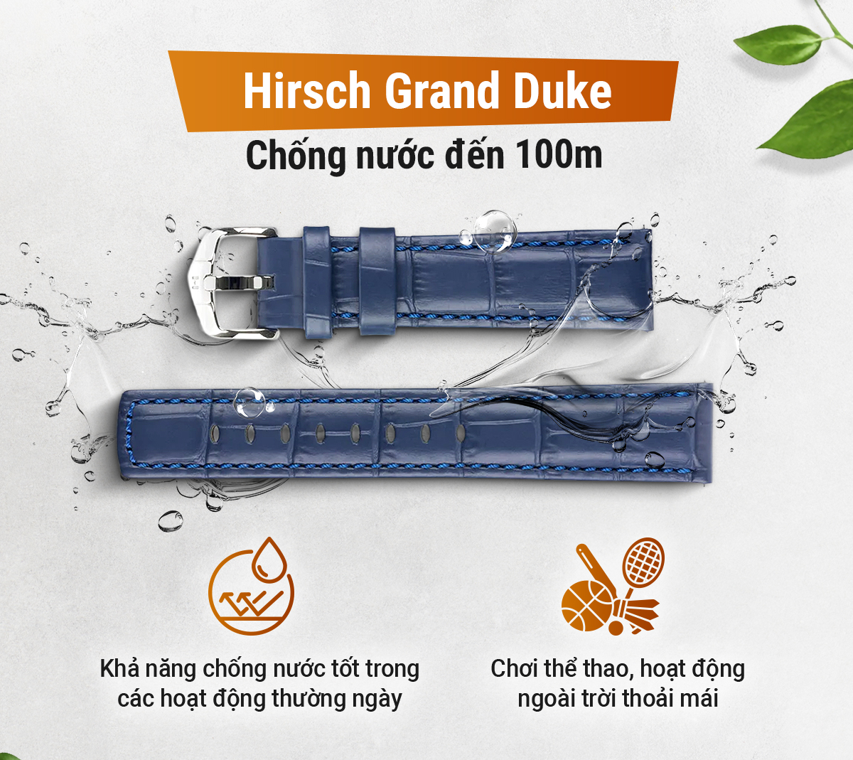 Dây da Hirsch Grand Duke - Ảnh 5