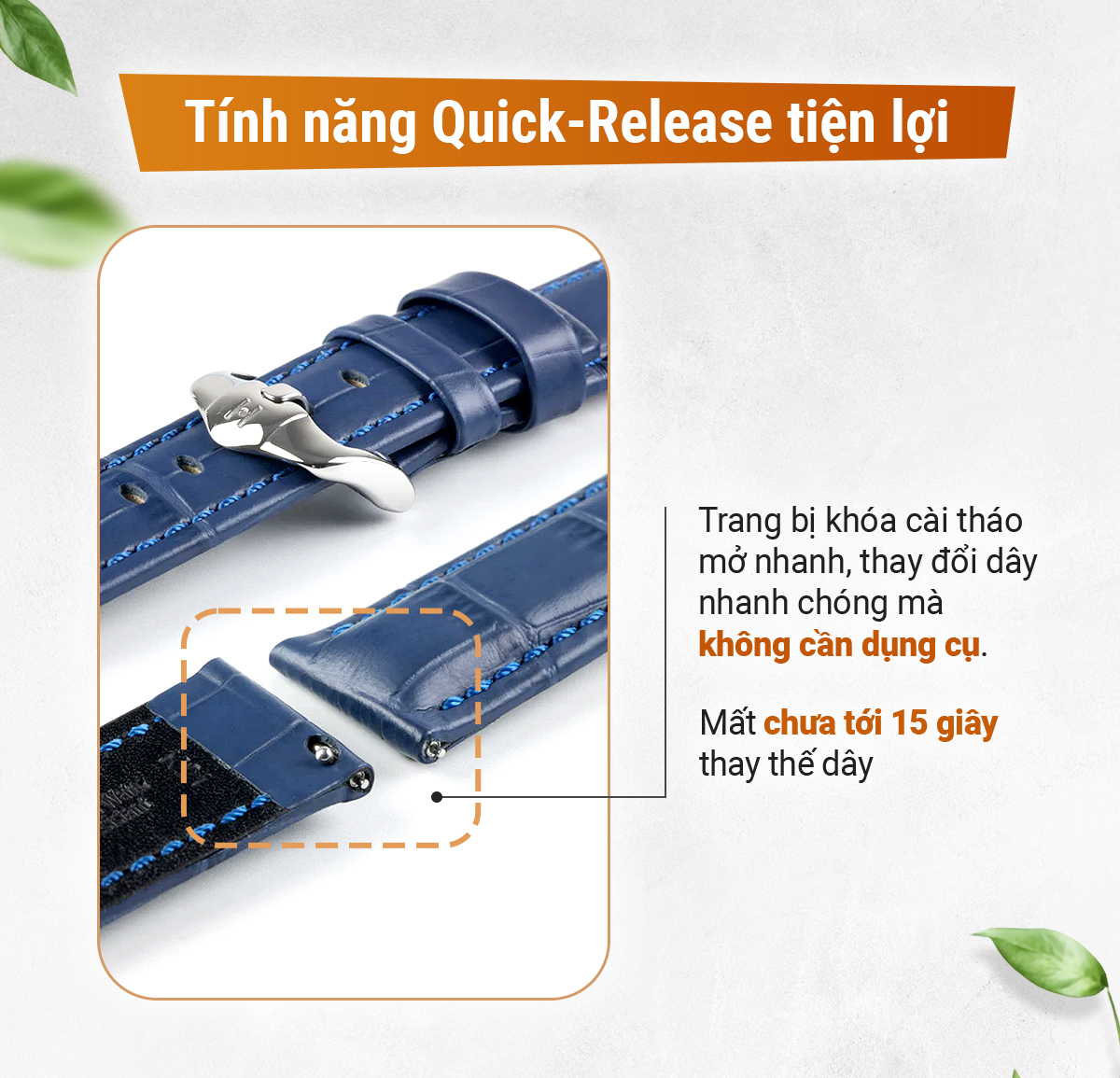 Dây da Hirsch Grand Duke - Ảnh 6