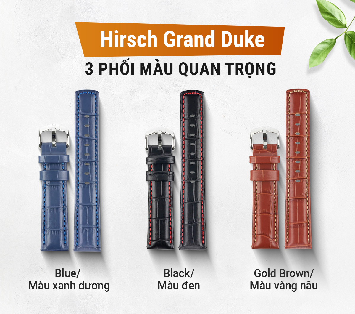 Dây da Hirsch Grand Duke - Ảnh 9