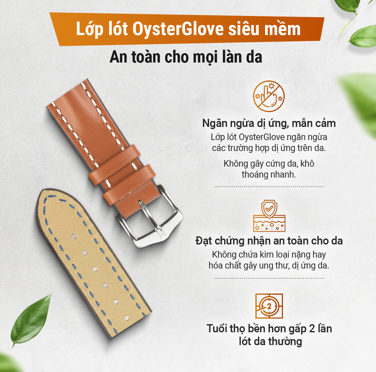 Dây da Hirsch Heavy Calf - Ảnh 3