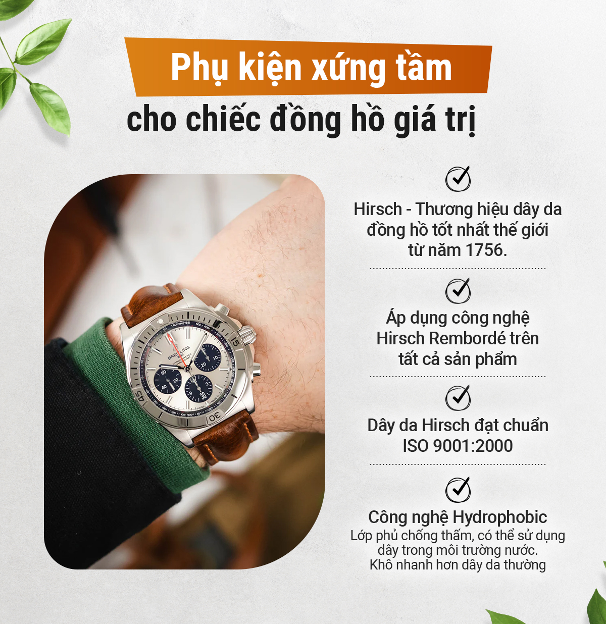 Dây da Hirsch Lucca - Ảnh 10