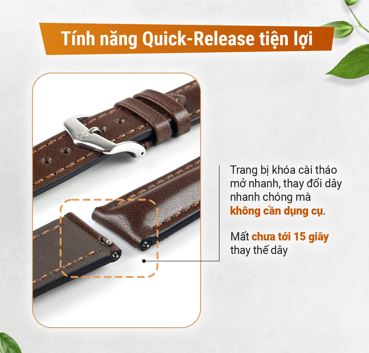 Dây da Hirsch Lucca - Ảnh 5