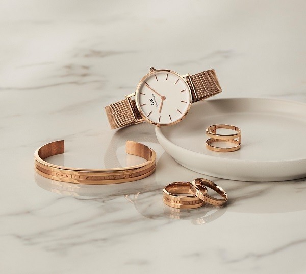 Đồng hồ Daniel Wellington Petite Evergold DW00100350 chính hãng 100% - ảnh 1
