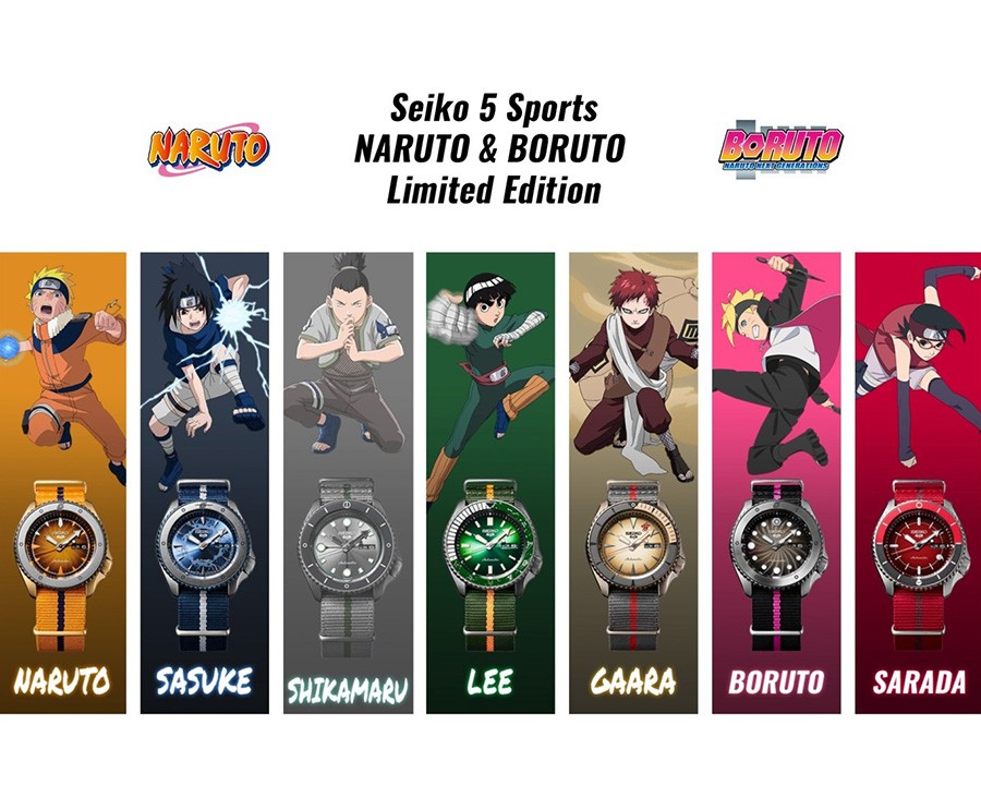Seiko 5 Sports Naruto & Boruto Limited Edition là bộ sưu tập mới nhất nhà Seiko, vừa được ra mắt nhưng phiên bản sẽ cực kỳ giới hạn trên toàn thế giới - ảnh 4
