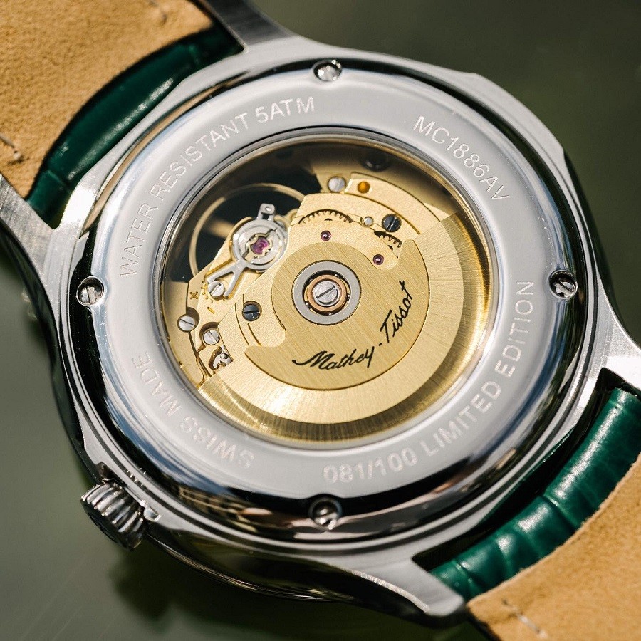 Mathey-Tissot sử dụng bộ máy Thụy Sỹ