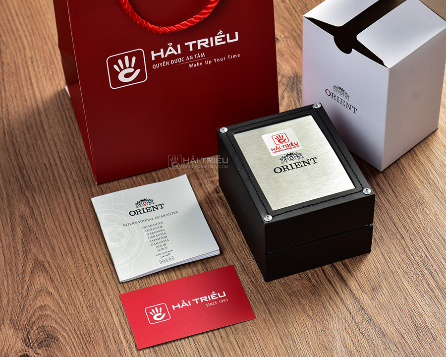 Phân biệt đồng hồ Orient thật giả - đồng hồ chính hãng có đầy đủ hộp và sổ bảo hành - ảnh 2