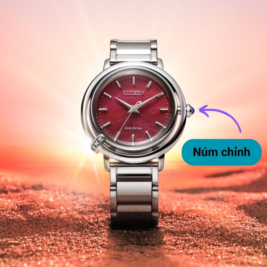 Cách chỉnh giờ đồng hồ Citizen 1 nút - ảnh 3