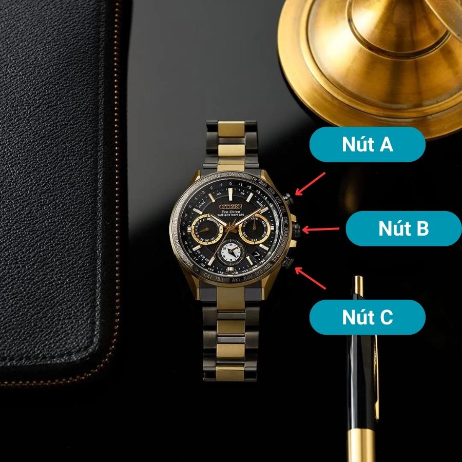 Cách chỉnh Citizen Eco Drive Radio Controlled - ảnh 5