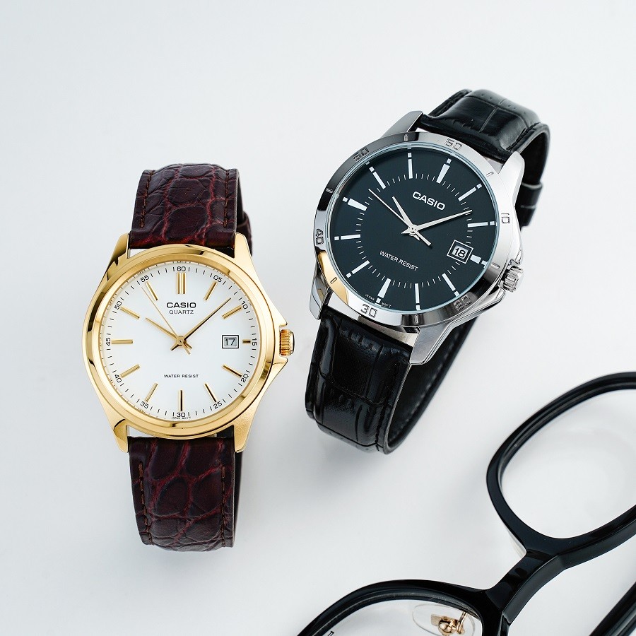 Dòng đồng hồ Casio 3 kim 1 lịch sở hữu vẻ đẹp thanh lịch