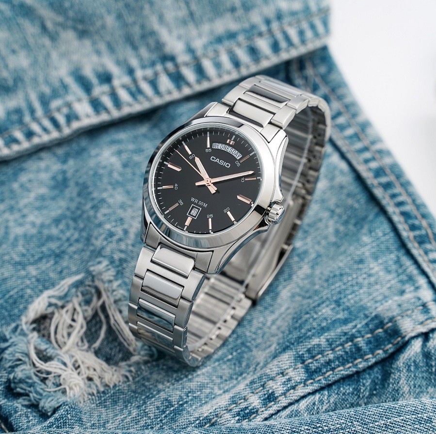 Đồng hồ Casio dây kim loại giá rẻ - Hình 3