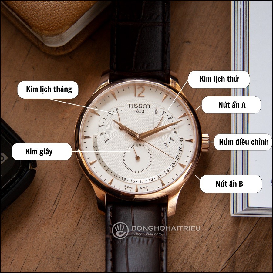 Cách chỉnh đồng hồ Tissot vạn niên - ảnh 4