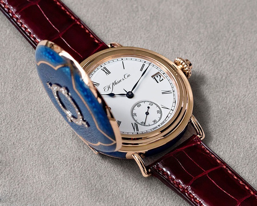 H. Moser & Cie là một trong số ít những nhà sản xuất hiện đại sử dụng IV không bị lộn ngược trên mặt số đồng hồ. - ảnh 5