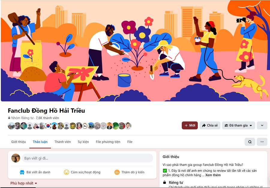 Hội nhóm FB Review đồng hồ có tâm