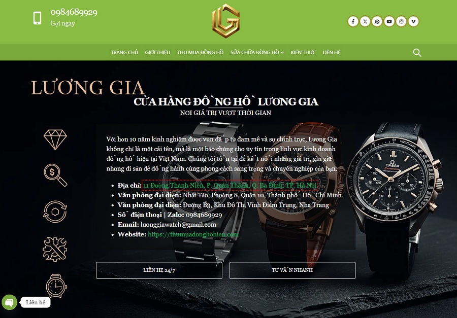 thumuadonghohieu.com - nơi thu mua đồng hồ Rolex cũ đáng tham khảo