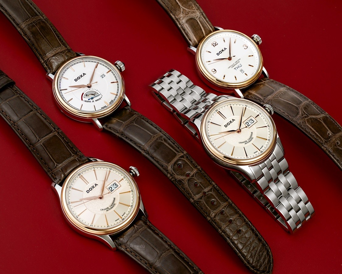 Đồng hồ Doxa GrandeMetre D165RWH, D139RWH, Doxa Grande Calendar D187RIY, Doxa GrandeMetre D187RIB (2)
