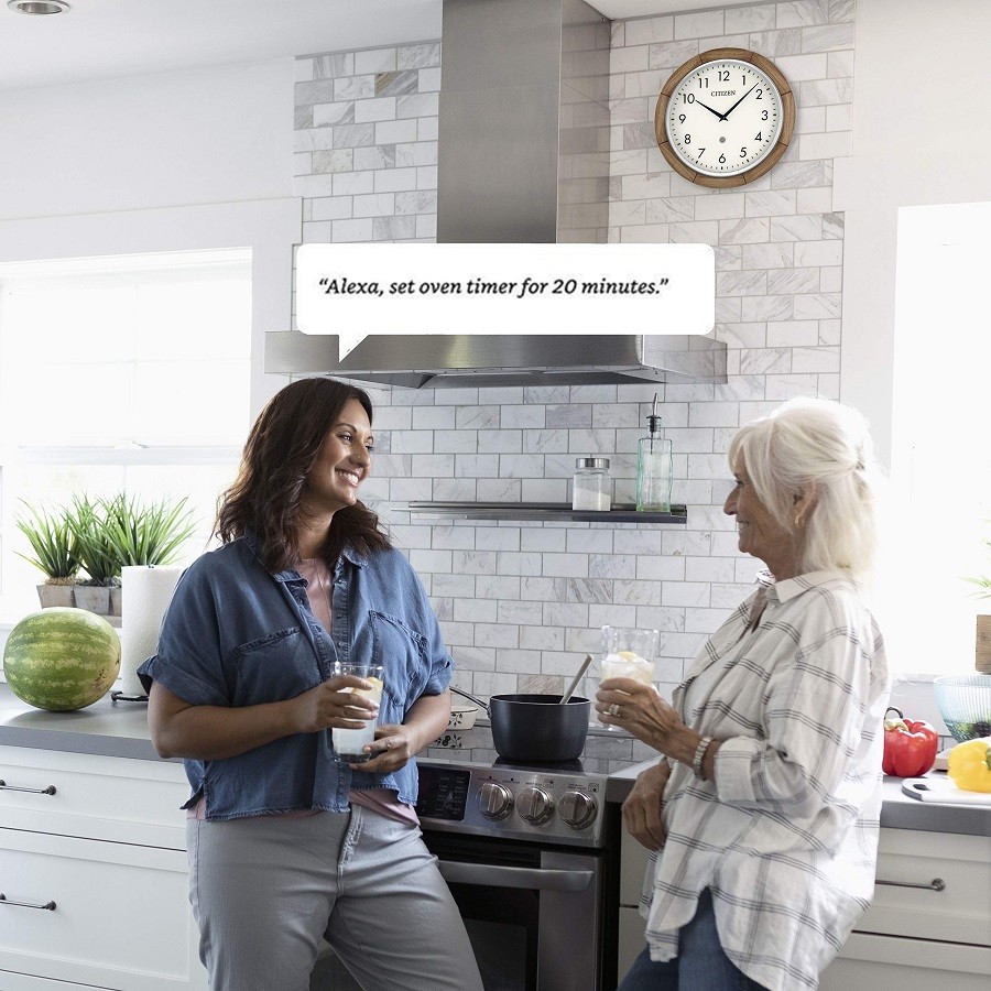 Citizen Echo là dòng đồng hồ treo tường thông minh có tích hợp trợ lý ảo Alexa - ảnh 5