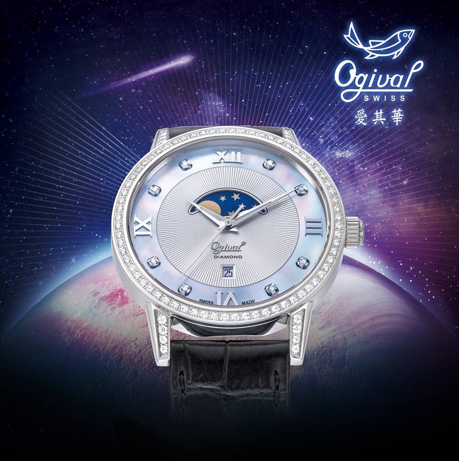 Tính năng Moonphase trên đồng hồ Ogival