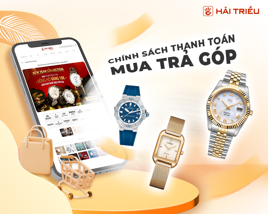 Hướng dẫn thanh toán: Trực tiếp, mua đồng hồ trả góp