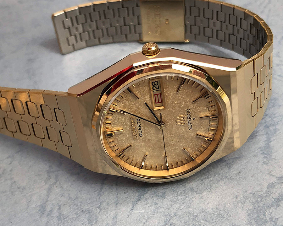 Top 1 dòng đồng hồ Seiko cổ - Seiko cổ bọc vàng