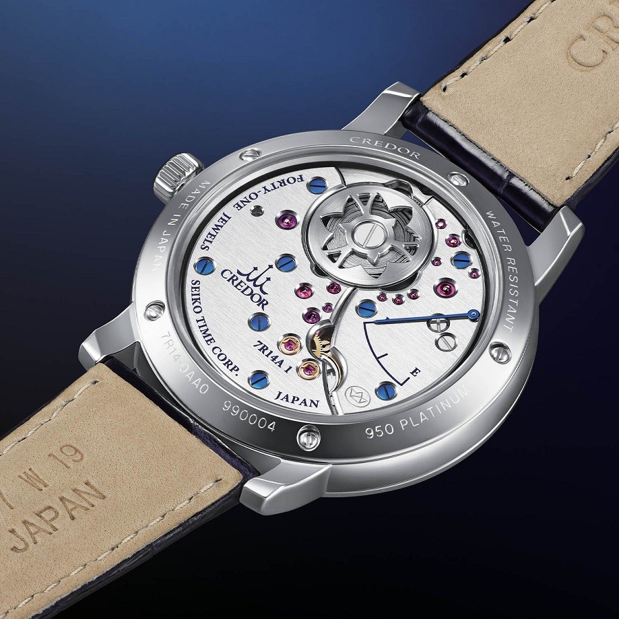 Mức năng lượng của Seiko Credor Eichi II được hiển thị ở mặt sau đồng hồ - ảnh 11