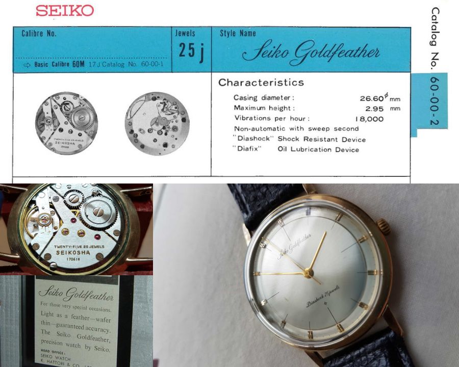 Seiko cổ Goldfeather 1960 - 1966