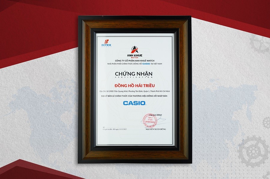 Chứng nhận đại lý bán lẻ ủy quyền Anh Khuê