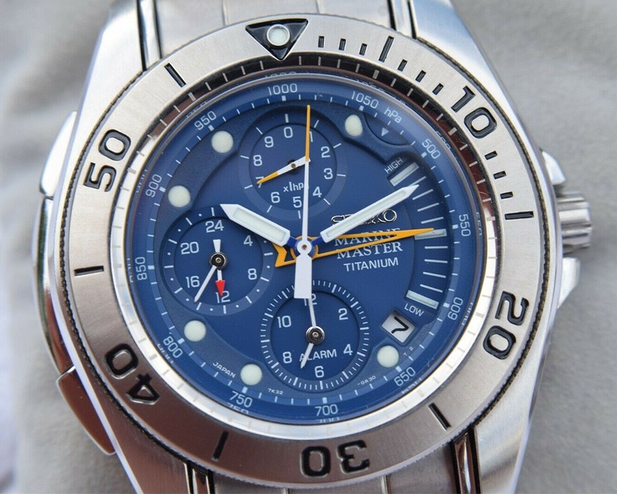 Seiko Marinemaster SBCN005 bằng titan chạy bằng thạch anh Cal. 7K32 - ảnh 2
