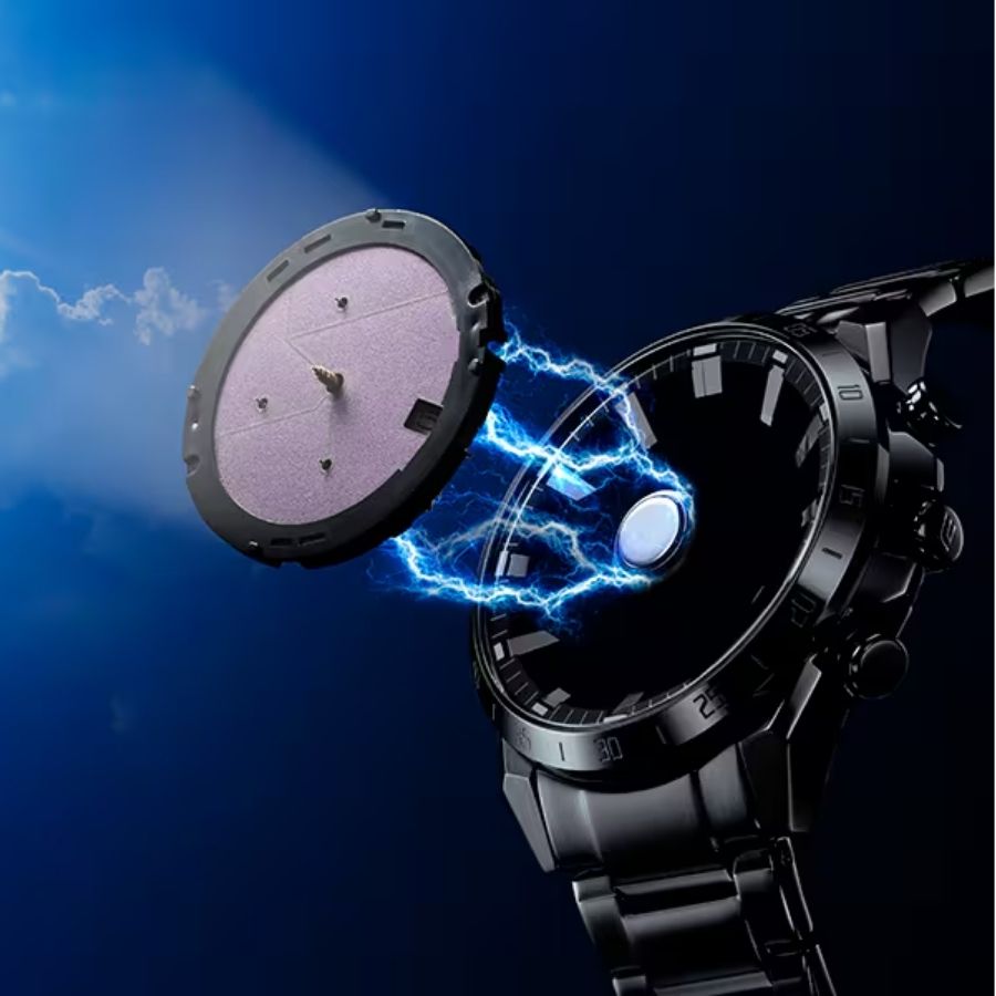 Sản phẩm sử dụng bộ máy Tough Solar bền, thân thiện với môi trường