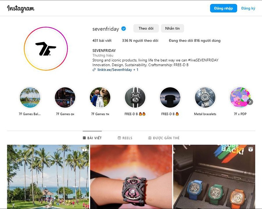 Lượng người theo dõi SevenFriday lớn - ảnh 5