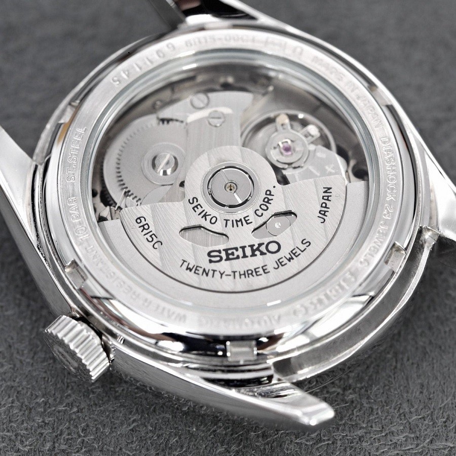 Seiko Automatic SARB033 sử dụng bộ máu 6R15 trữ cót đến 50 giờ