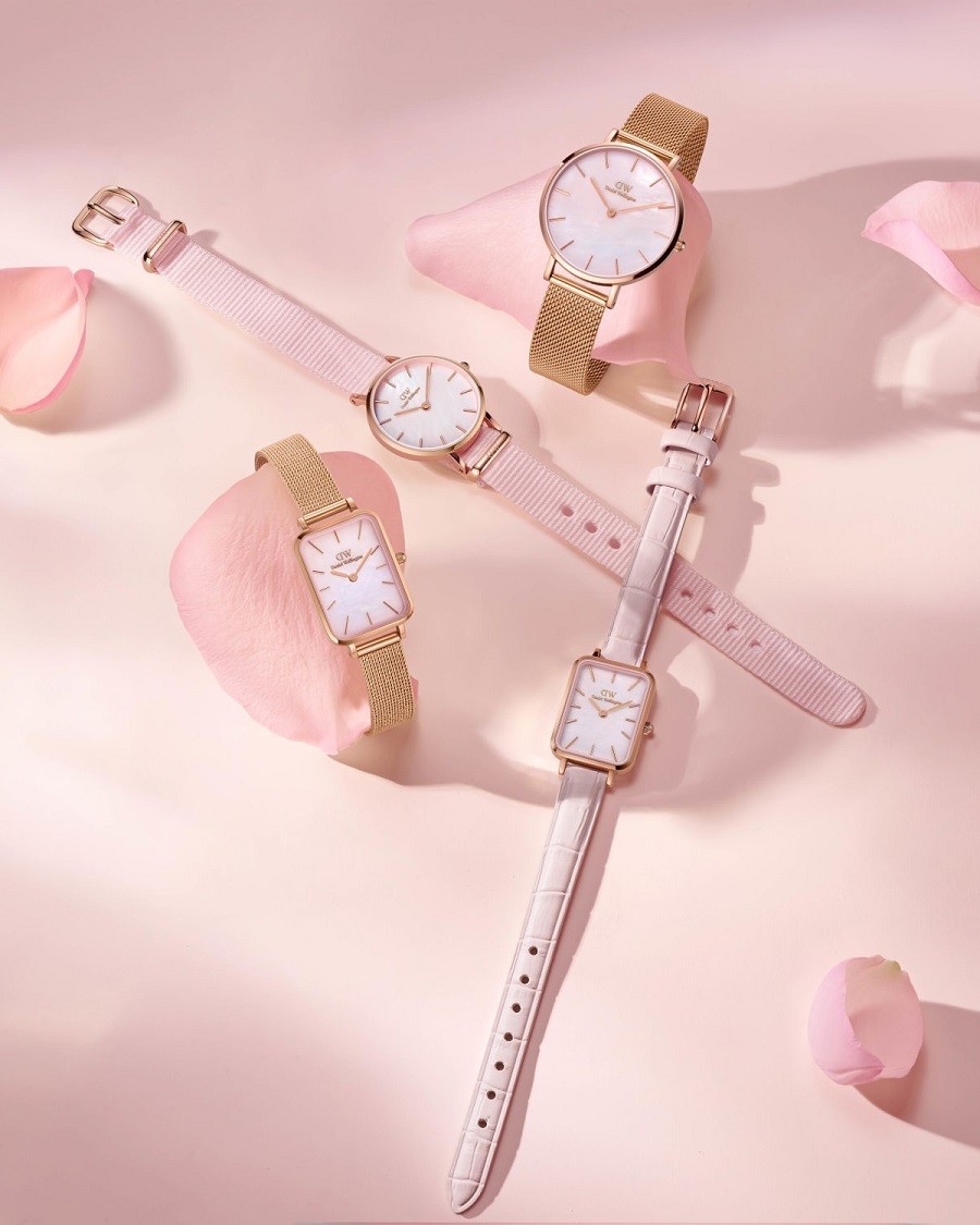 Thiết kế lấp lánh từ xà cừ trên đồng hồ Daniel Wellington MOP