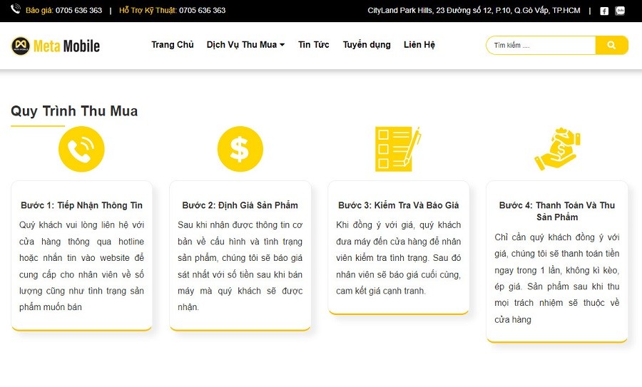 Giao diện website chothumua.vn