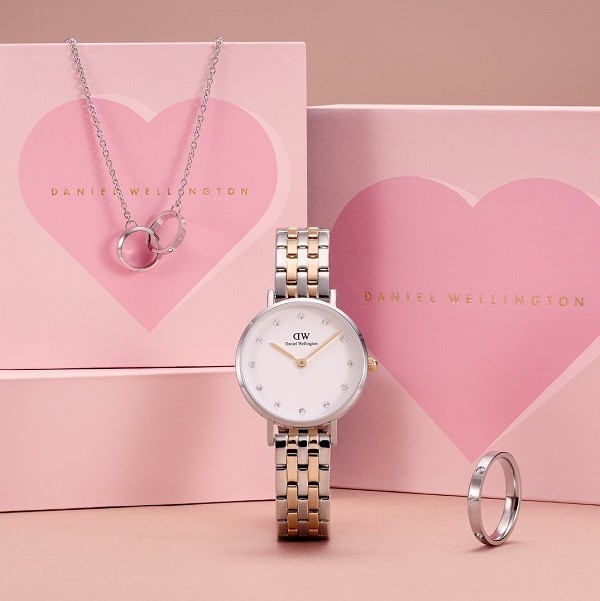 Đồng hồ Daniel Wellington Petite 5-Link DW00100617 chính hãng 100% - Ảnh 1