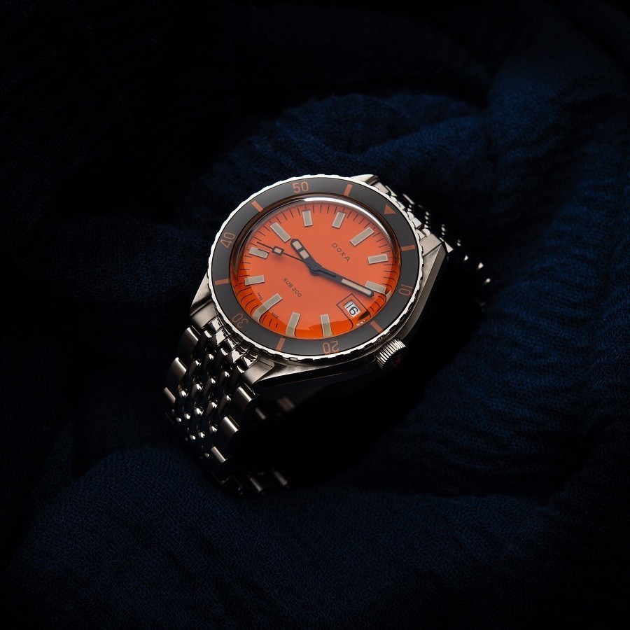Đồng hồ Doxa GrandeMetre Blue Planet D198SAG chính hãng 100% - ảnh 1