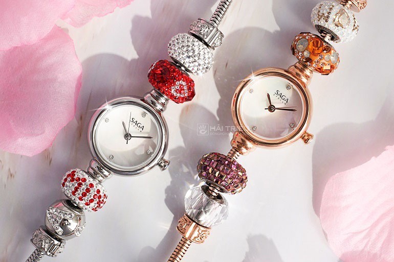 Đồng hồ Saga Charm 53229-SVMWSV-9 chính hãng 100% - Ảnh 1